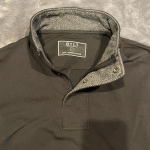 BYLT BASICS FAIRWAY PULL OVER BLACK
